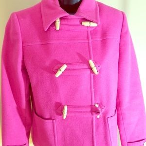 Hot Pink Toggle Jacket